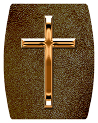 DAREC 510 CP SH BR Copper Single Cross Shimmer Brown Background